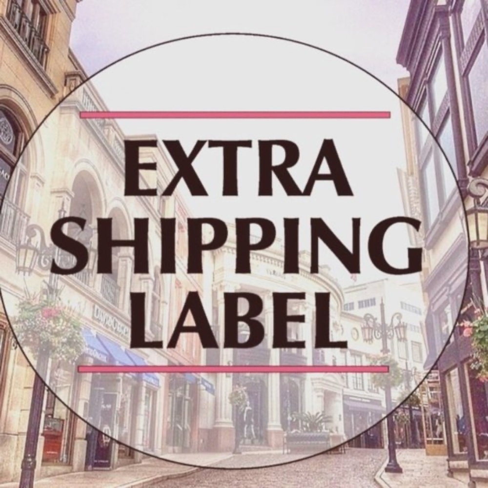 Extra Shipping Label for Live Shows Only